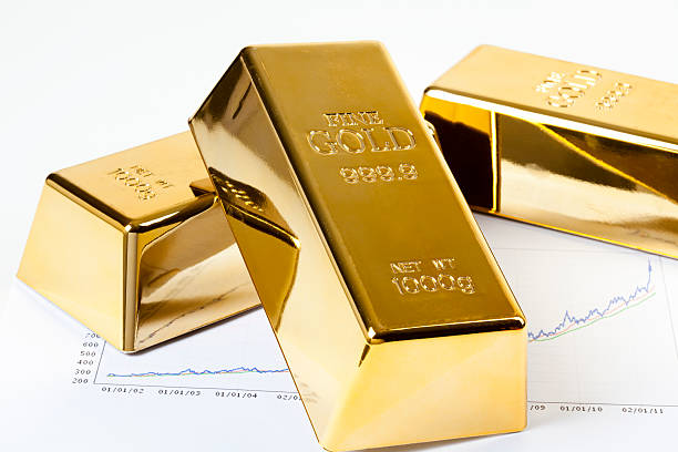 Gold bars ready for export
