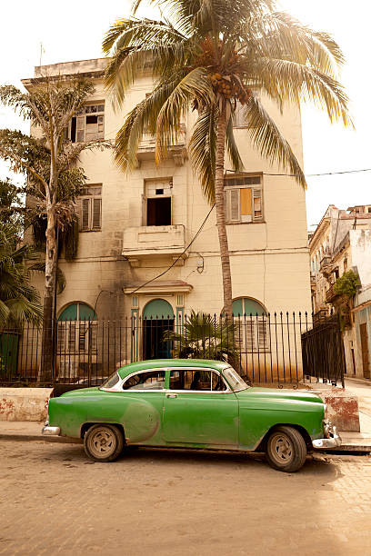 istock House and Classic Car in Havana Cuba 155072930