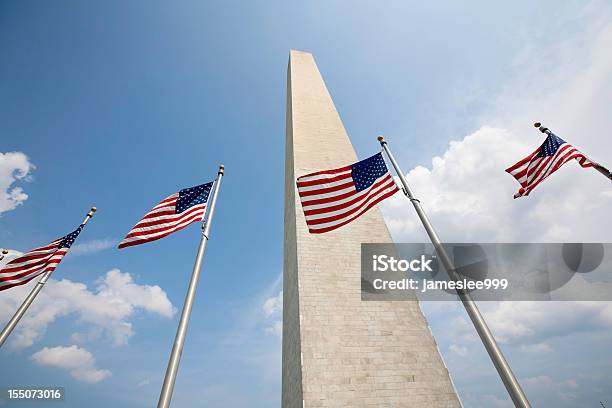 Washington Monument Stock Photo - Download Image Now - Washington Monument - Washington DC, American Flag, City