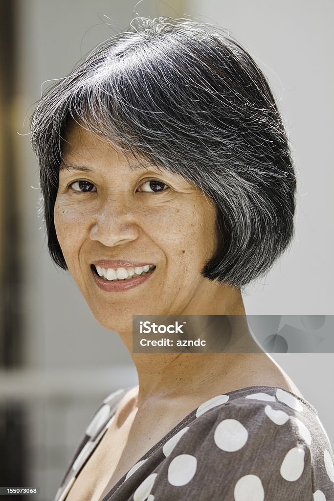 Maduro mujer asiática - Foto de stock de 50-54 años libre de derechos