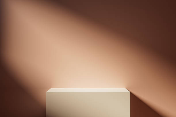 istock 3d presentation background with pedestal or dais in the room illuminated by sunlight 1550732575