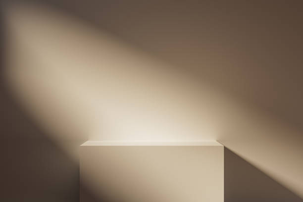 istock 3d presentation background with pedestal or dais in the room illuminated by sunlight 1550732580