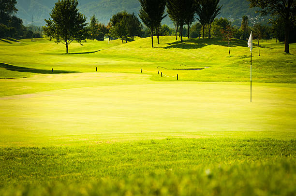 istock putting green on golf course Locarno, Switzerland 155074174