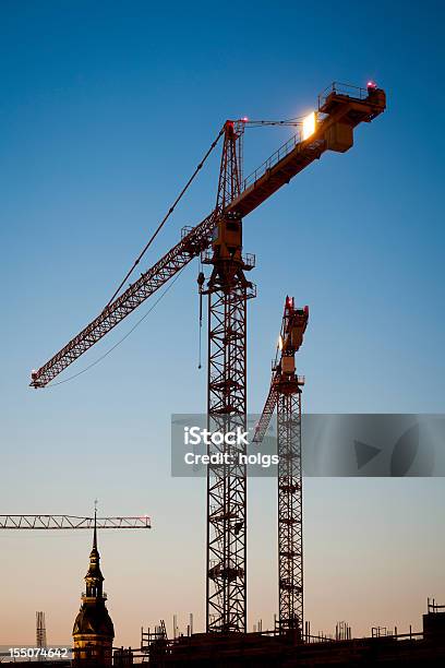 Tower Gru Lipsia Germania - Fotografie stock e altre immagini di Ambientazione esterna - Ambientazione esterna, Architettura, Blu