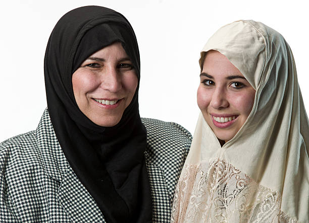 istock Middle eastern mother and her daughter 155075211