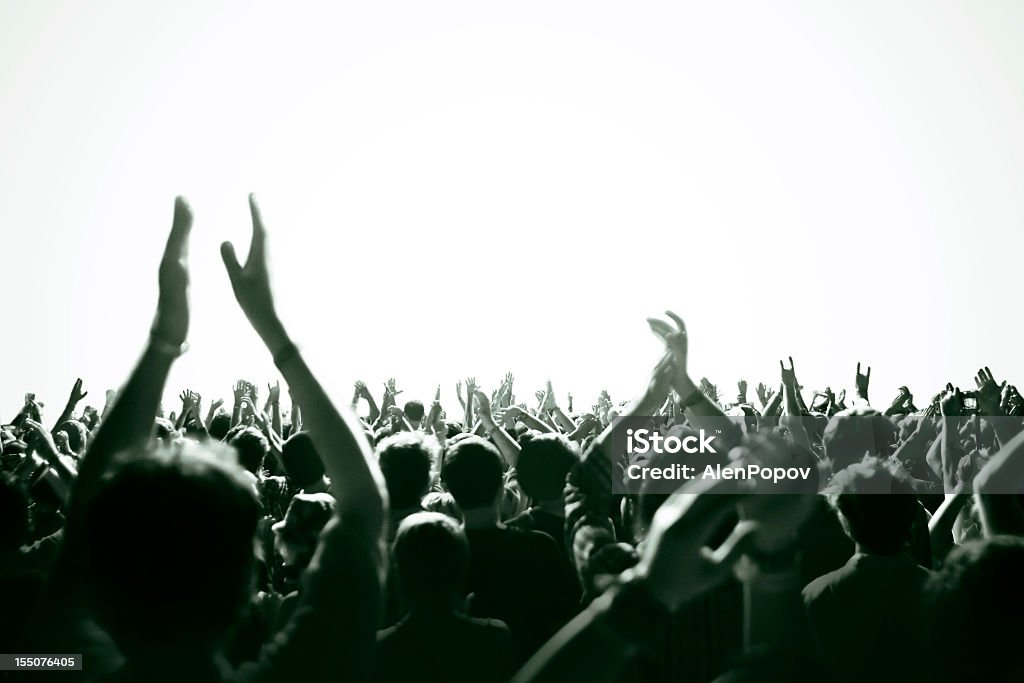 コンサートの群衆 - ステージのロイヤリティフリーストックフォト