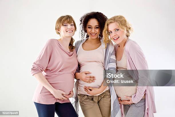 Happy Pregnant Women Stock Photo - Download Image Now - Pregnant, Women, Only Women
