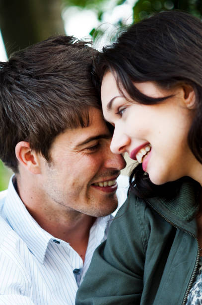 istock Young couple being in love 155076800