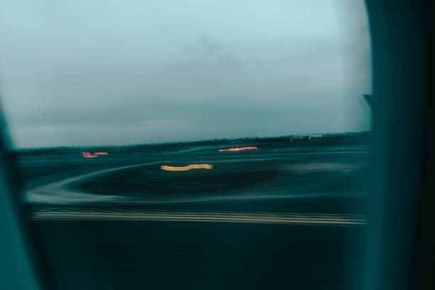 Abstract Plane Take Off - Stock Photo