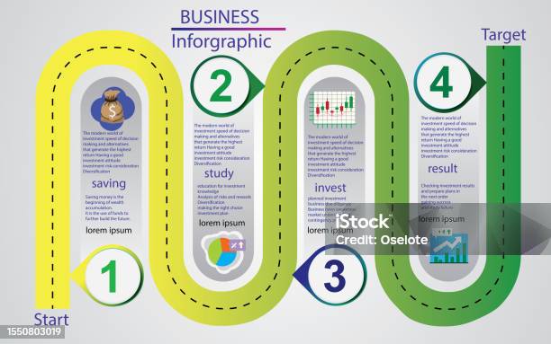Target Path Template Graphic Templates Infographic Design Layouts ...