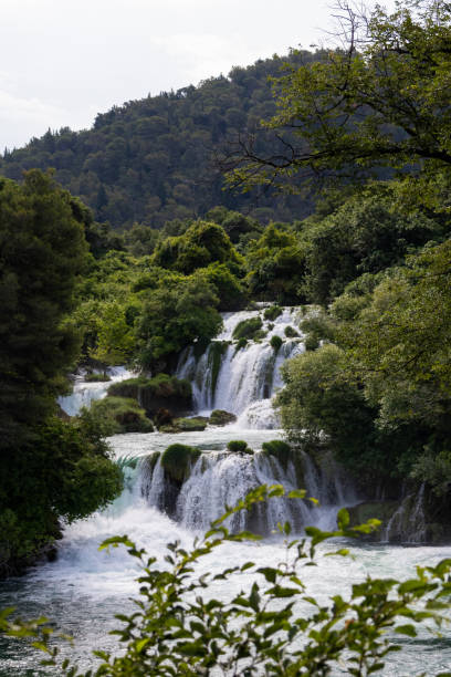 istock Waterfalls of the park in Split, Croatia 1550809532