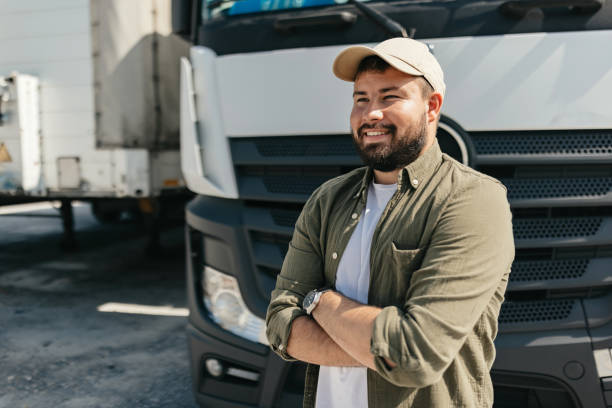 istock Truck driver portrait 1550847899
