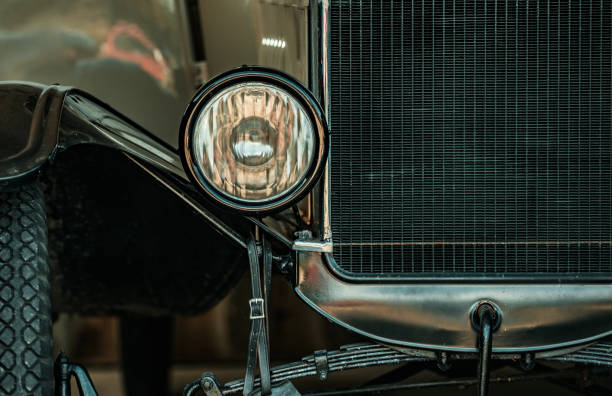 istock Early 1900s Classic Car Front Close Up 1550848977