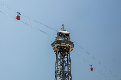 Port Cable Car - Jaume I Tower teleferico Barcelona Spain