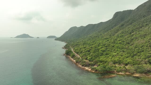 Blue sea in Con Dao, Con Son island, Ba Ria Vung Tau province