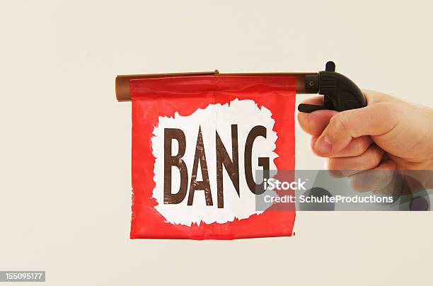 Toy Bang Gun Stockfoto und mehr Bilder von Schusswaffe - Schusswaffe, Flagge, Künstlich