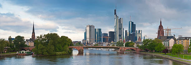 istock Frankfurt am Main downtown skyscrapers riverside panorama Germany 155095256