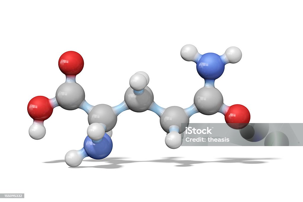 アミノ酸グルタミン - グルタミン酸のロイヤリティフリーストックフォト