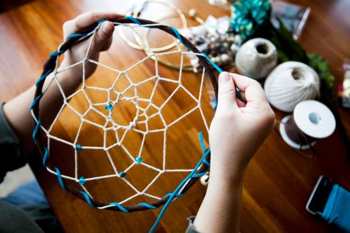 Craft Series: Making a Dream Catcher.