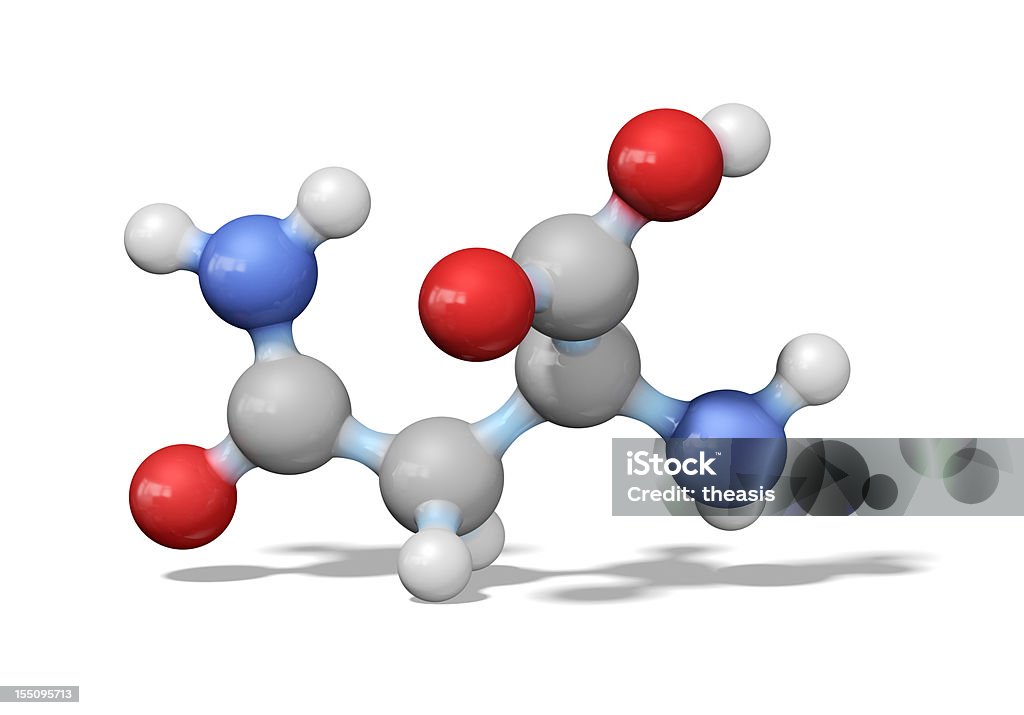 Аминокислота аспарагин - Стоковые фото Аминокислота роялти-фри