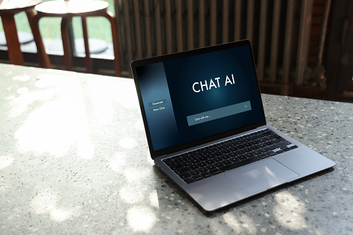 Laptop with artificial intelligence screen