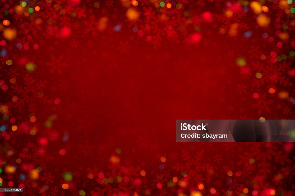 Fundo de Natal de flocos de neve - Royalty-free A nevar Foto de stock