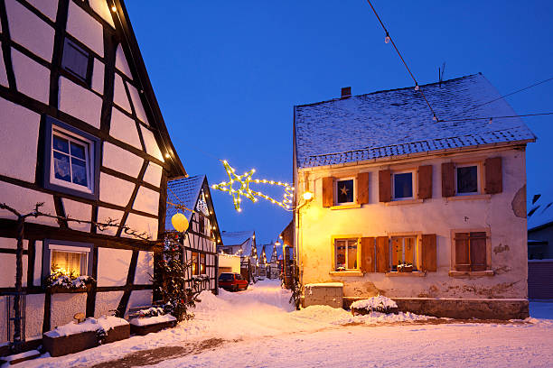 istock Christmas Village At Night 155096207