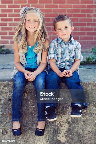 Brother And Sister Stock Photo - Download Image Now - 2-3 Years, 4-5 Years, August