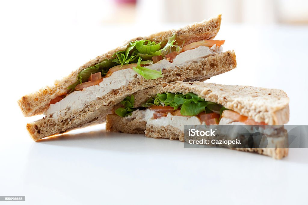 Sanduíche de salada de frango - Foto de stock de Sanduíche royalty-free