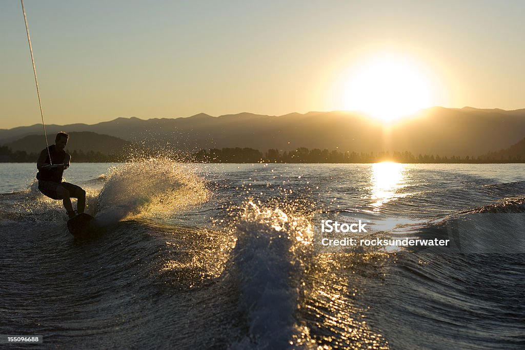 Wake Snowboard - Royalty-free Veículo Aquático Foto de stock