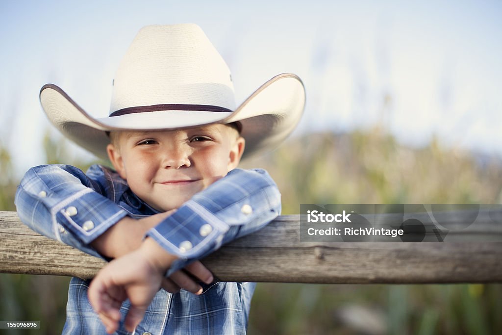 Little Cowboy - Royalty-free Criança Foto de stock