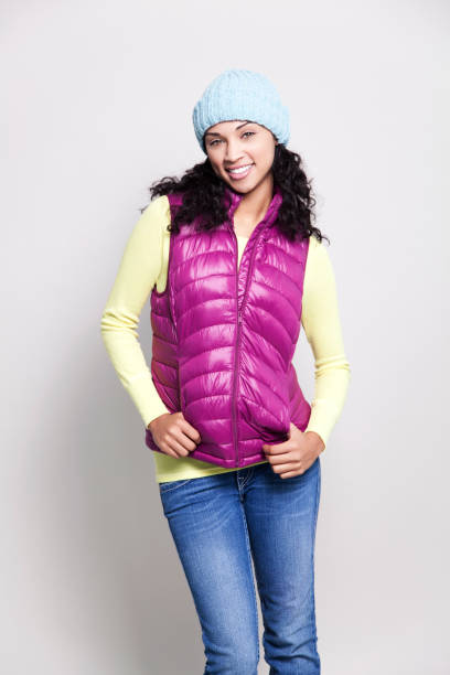 istock Ethnic woman with fall outfit 155097052