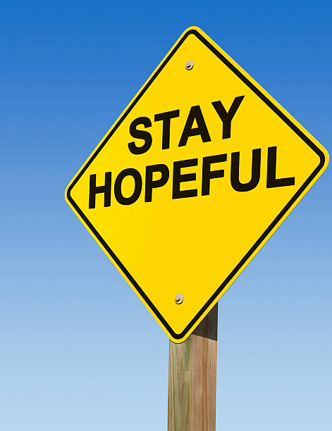 istock Stay Hopeful Road Sign 155097191