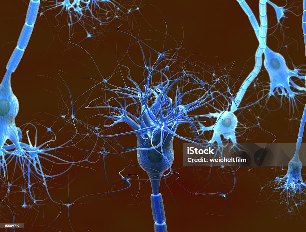 Neuron - 로열티 프리 걱정하는 스톡 사진