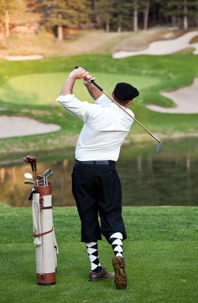 istock Vintage Golfer with Plus Fours 155097254