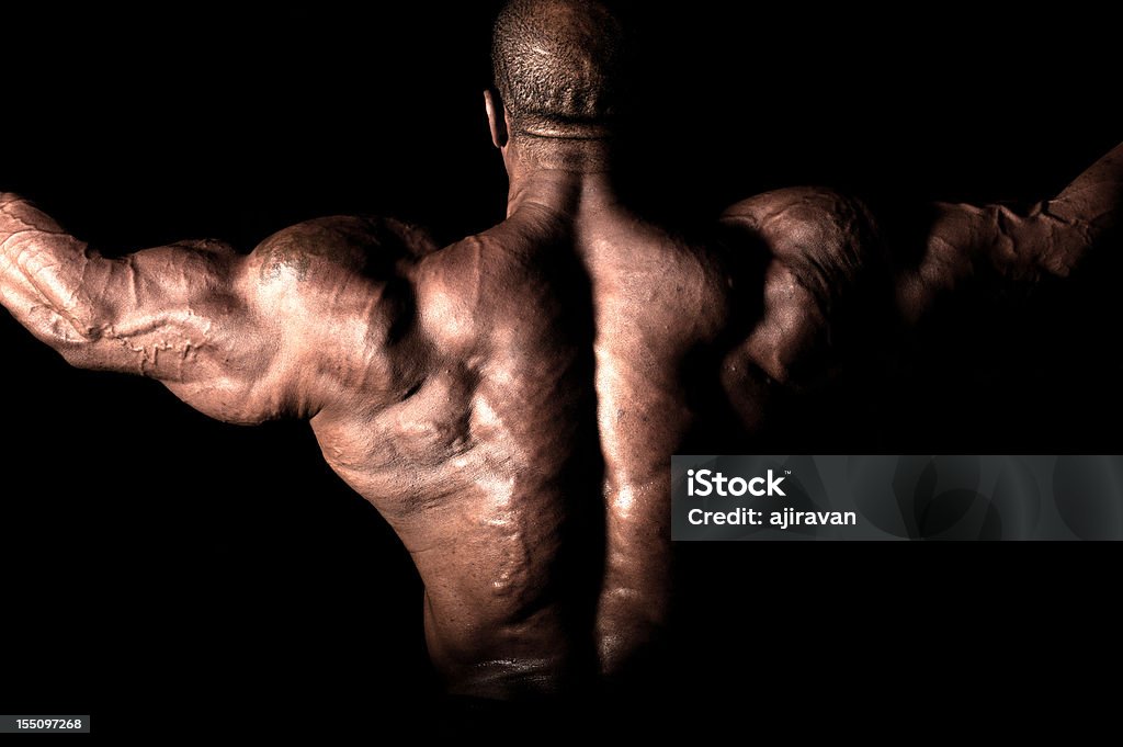 Bodybuilder - Royalty-free Exercitar Foto de stock