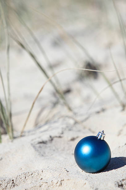 istock Christmas Decoration on the Beach 155097389