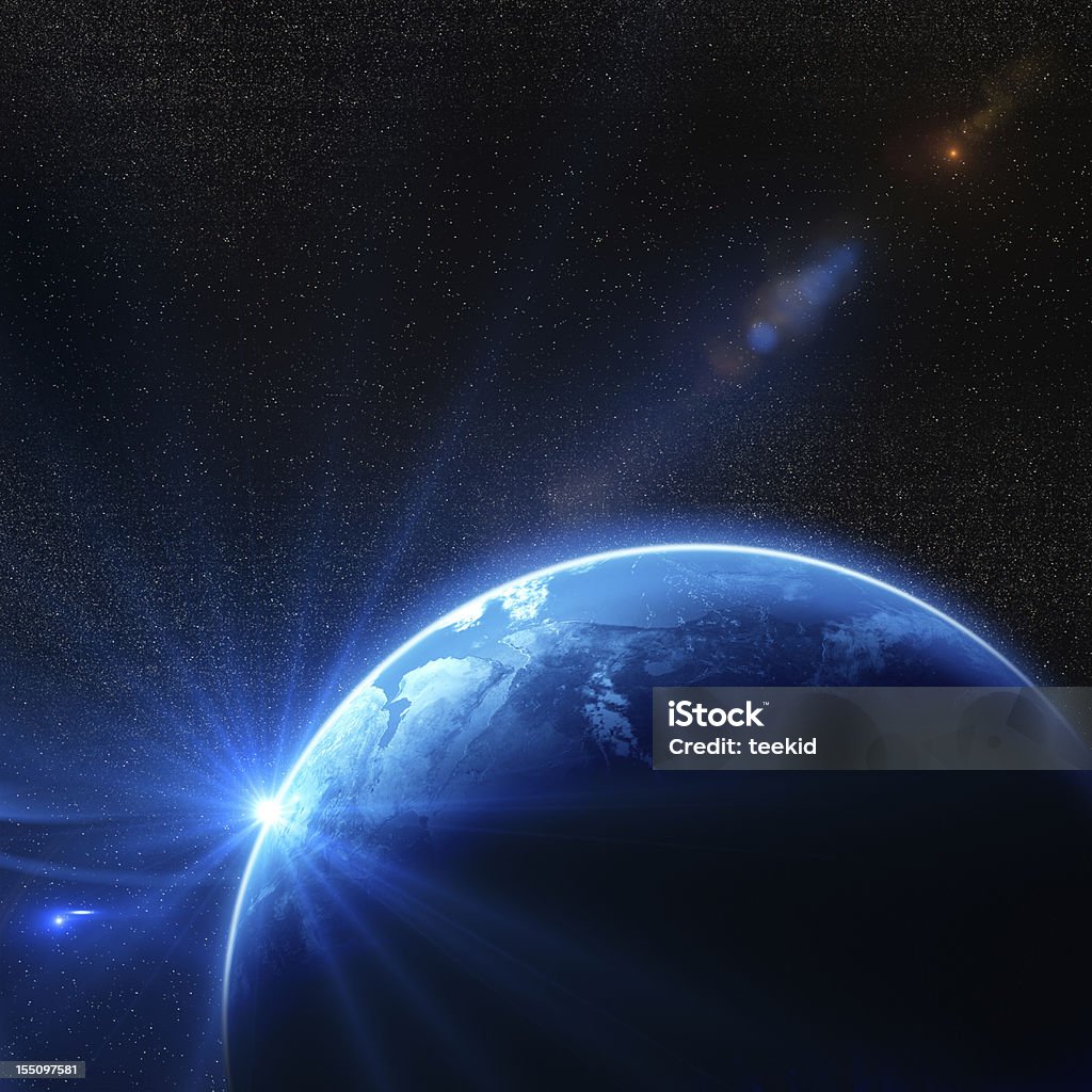 Земля в пространстве - Стоковые фото Глобус роялти-фри