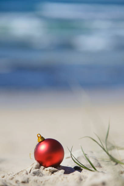 istock Christmas Decoration on the Beach 155097776