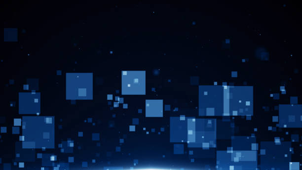 istock Particles Blue dust abstract light bokeh motion titles cinematic background 1550978451