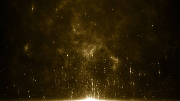 istock Particles gold glitter bokeh award dust abstract background 1550978768