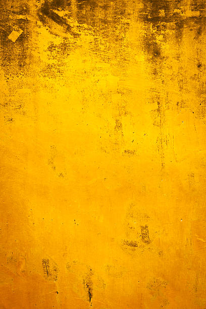 fondo: golden grunge textura - metal rusty textured textured effect fotografías e imágenes de stock