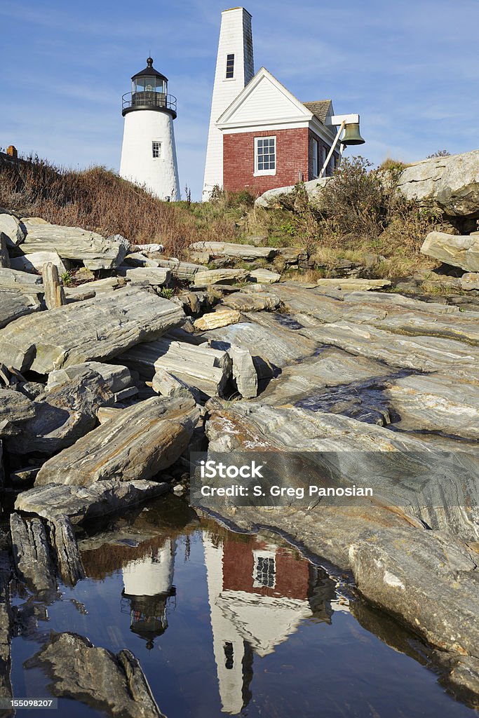 Pemaquid Point Lighthouse - Zbiór zdjęć royalty-free (Pemaquid Point)
