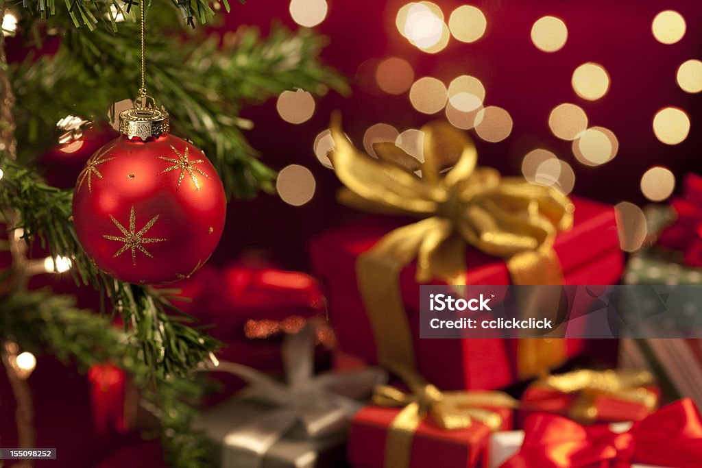 Christmas Bauble - Photo de Arbre libre de droits