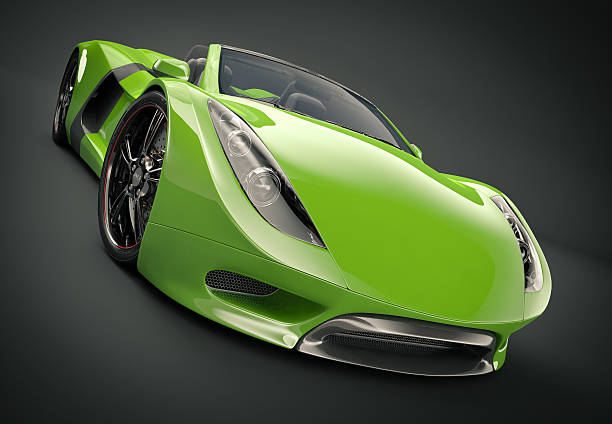 istock Green Sports Car 155098575