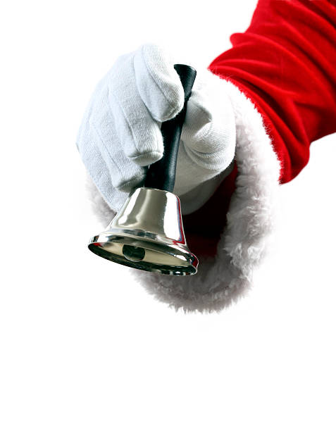 istock It's Christmas Time! Santa Claus Ringing a Bell 155098675