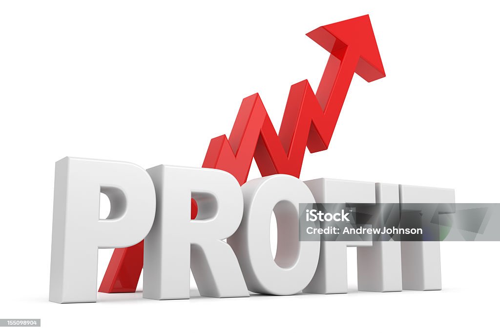 Profit Tabelle - Lizenzfrei Diagramm Stock-Foto