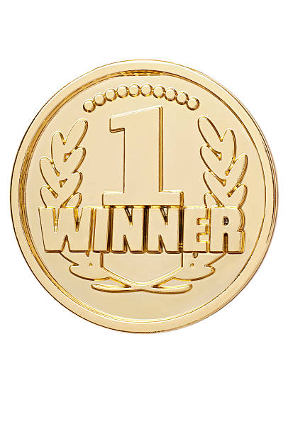 istock Isolated gold medal with number 1 winner 155099006