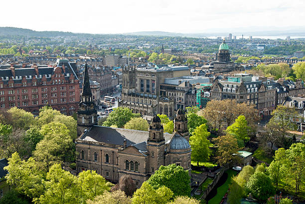 istock Elevated view City of Edinburgh 155099234