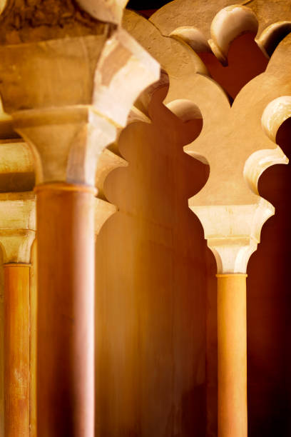 a building material of a typical and traditional pattern with background texture in Morocco